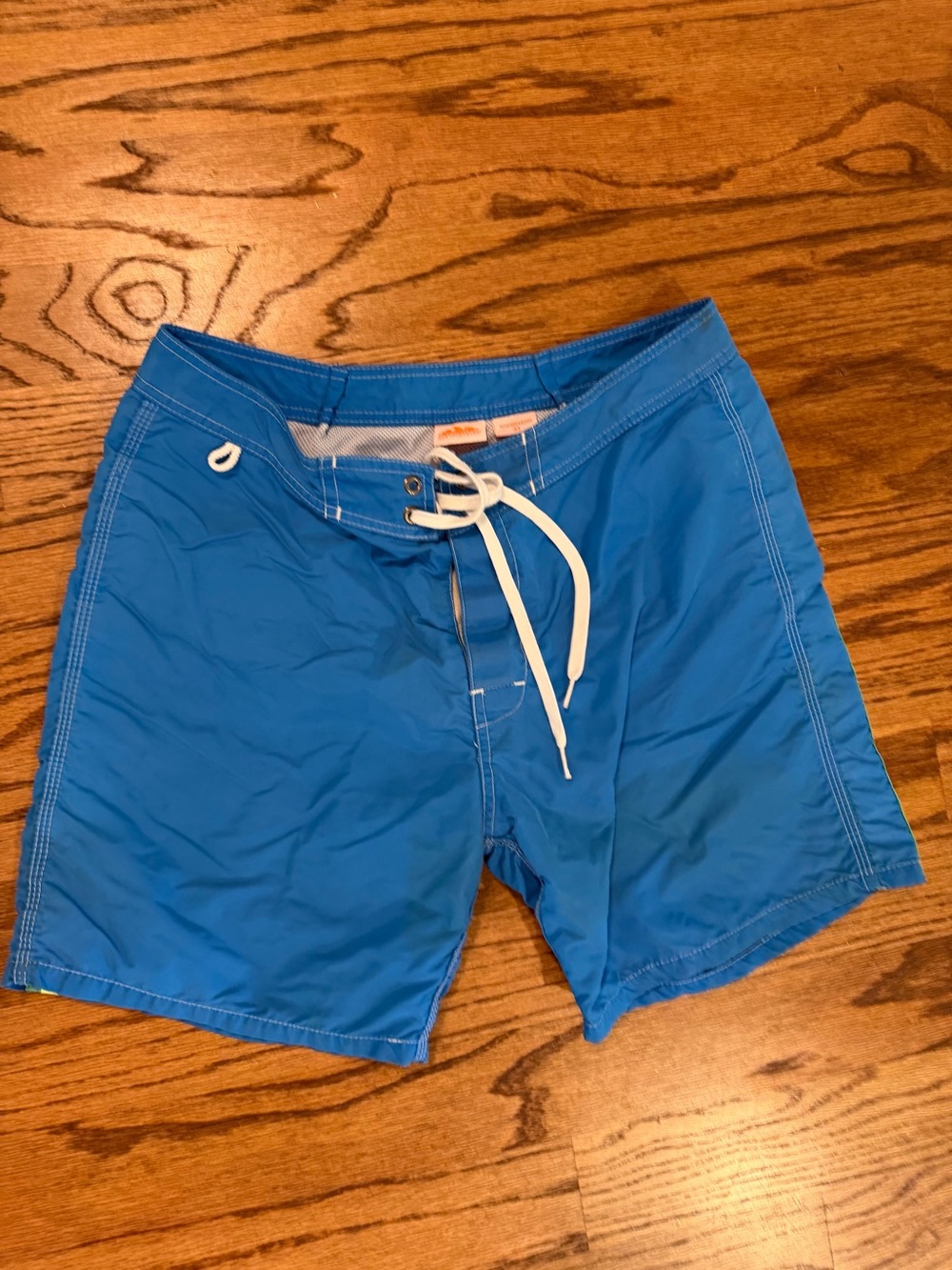 Sundek Vibrant Blue Board Shorts with White Drawstring